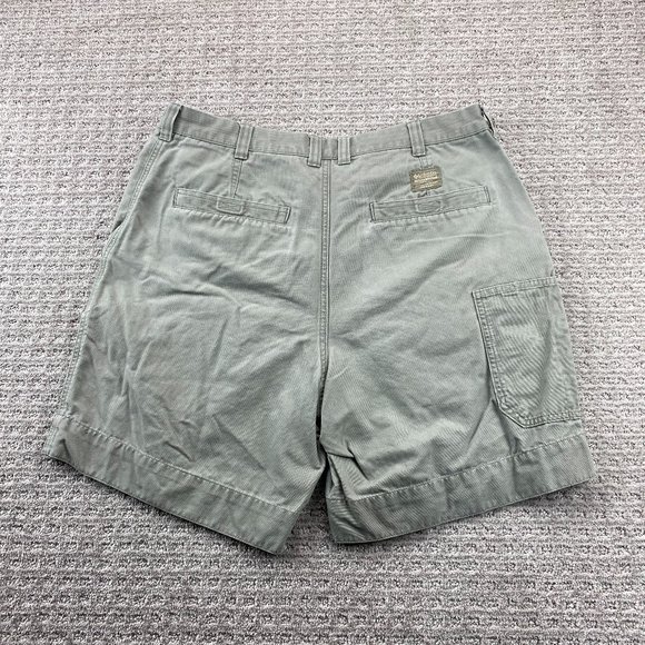 Columbia Sportswear Khaki Shorts Men 36 Brown Green Pockets Activewear Outdoors - Picture 2 of 16